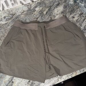 Lululemon Taupe/khaki color Athletic Shorts